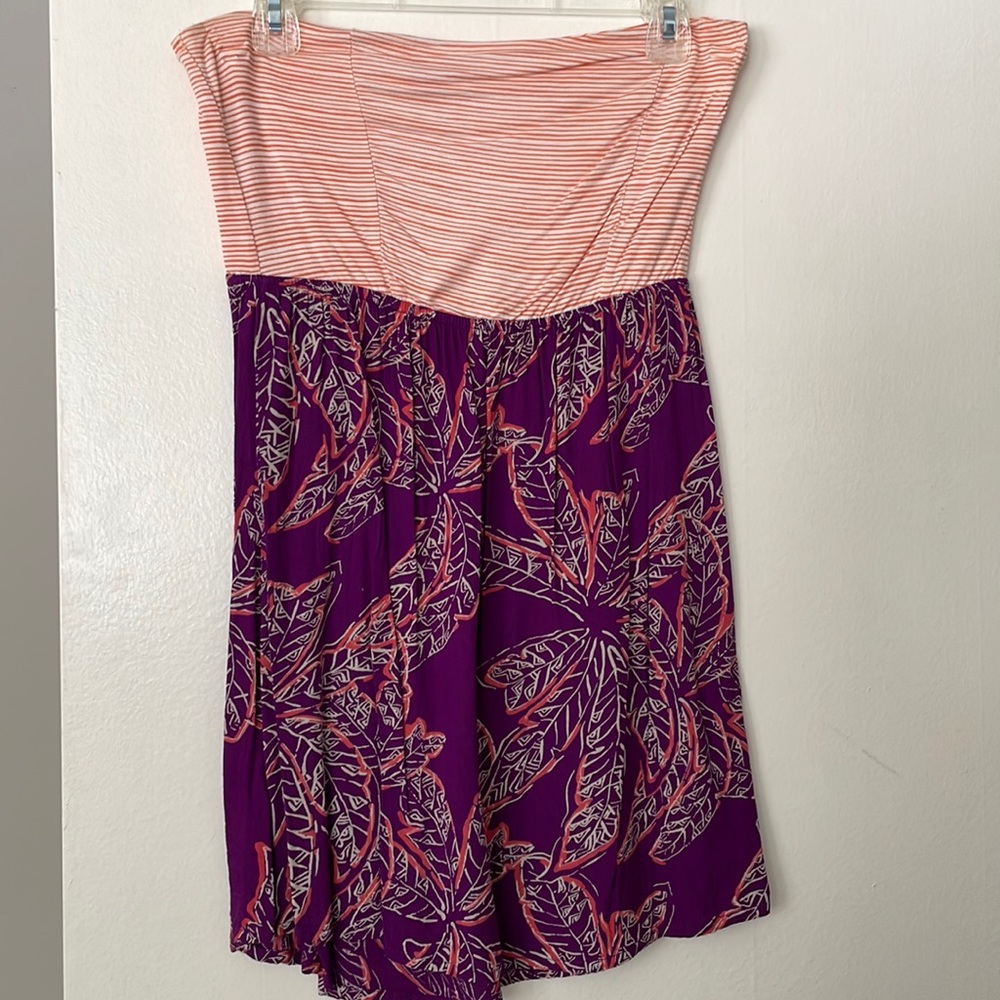 Roxy Pink and Purple Mini Dress